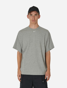 Nike Solo Swsh Ss Hw Top Dk Grey Heather/White T-Shirts Shortsleeve FB7865-063