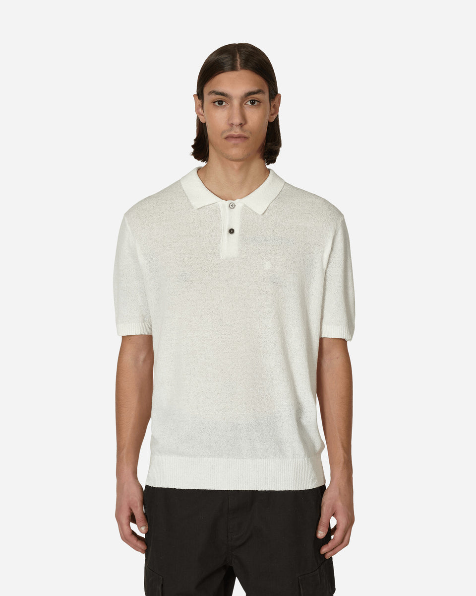 Stüssy Textured Polo Sweater Bone - Slam Jam® Official Store