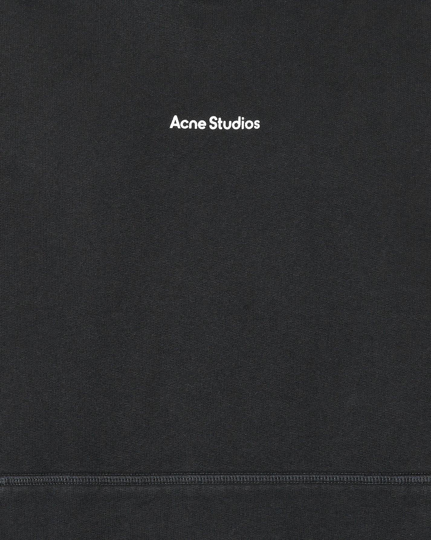Acne Studios Hooded Black Sweatshirts Hoodies BI0182- 900