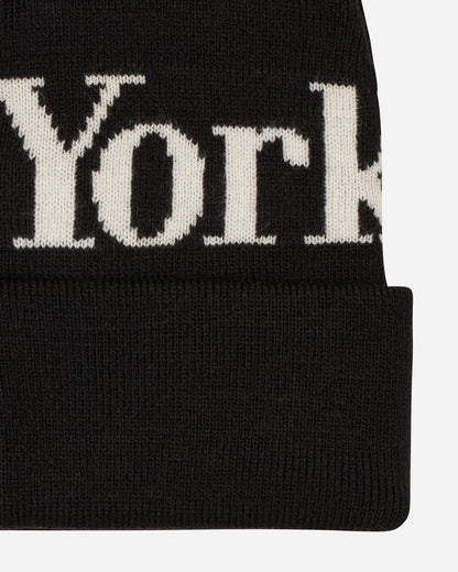 Awake NY Serif Logo Beanie Black Hats Beanies AWK-FW23-HT007  BLACK