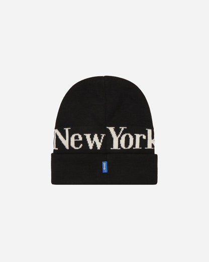 Awake NY Serif Logo Beanie Black Hats Beanies AWK-FW23-HT007  BLACK