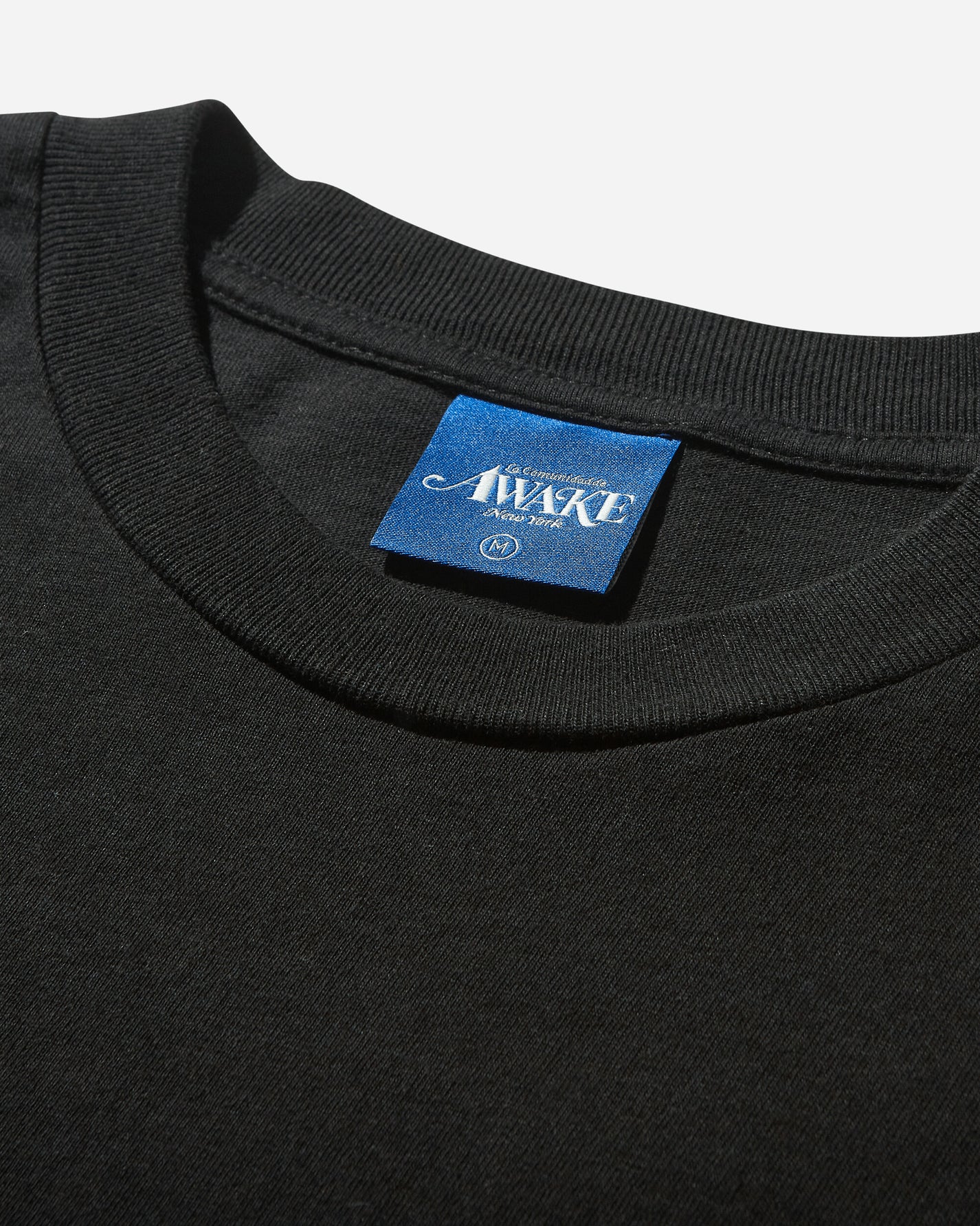 Awake NY Crown A Tee Black T-Shirts Shortsleeve AWK-FW24-TS302 BLA