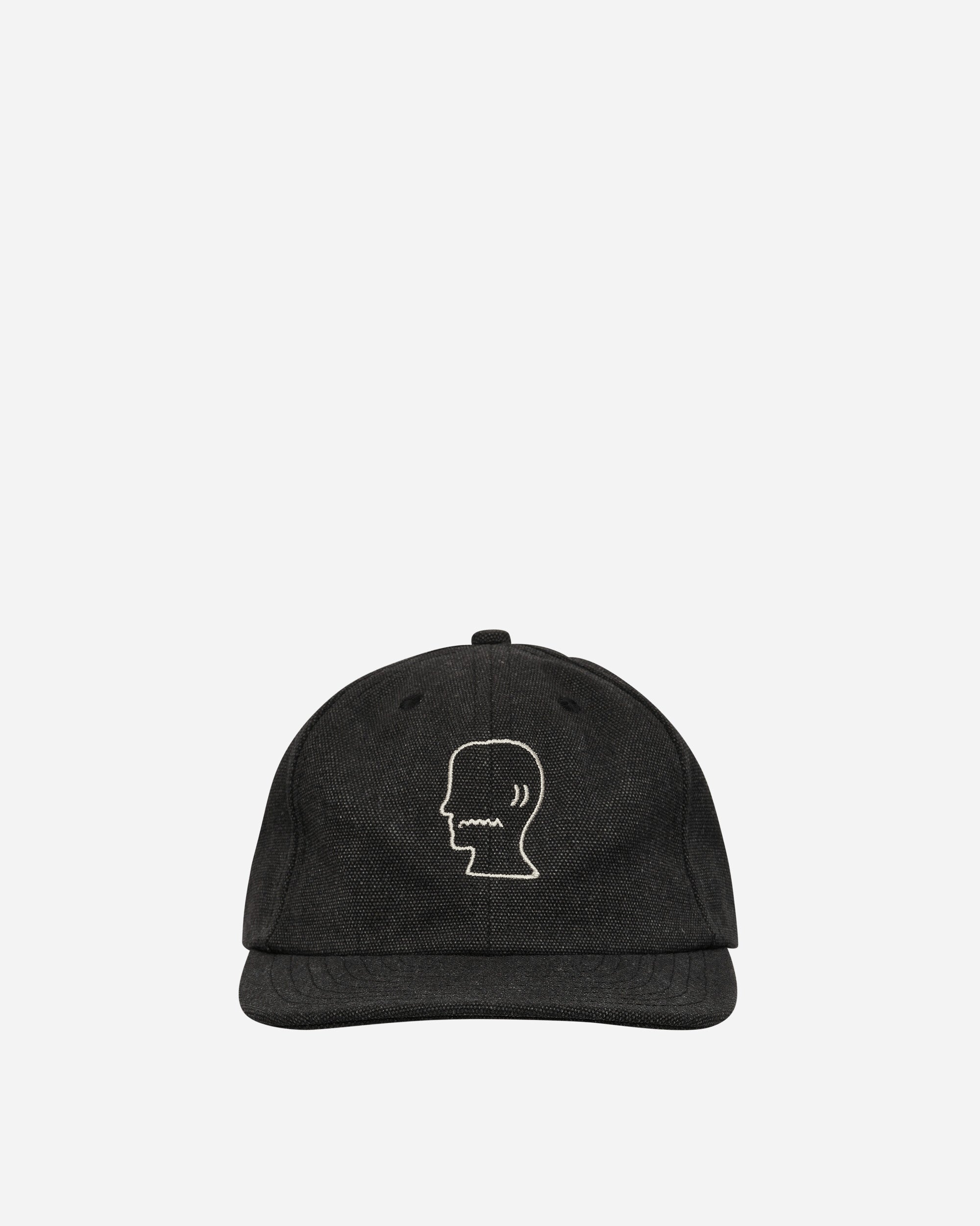 Brain Dead Washed Twill Logohead Hat Black Hats Caps H01003922 BLACK