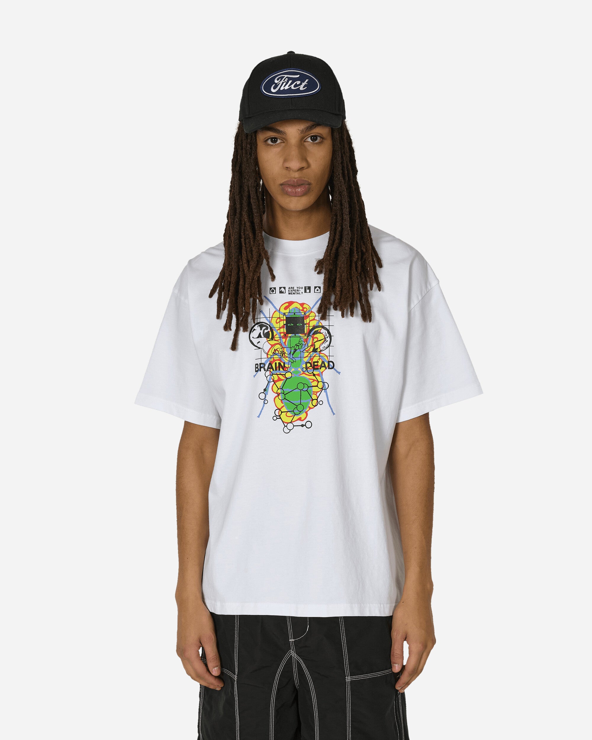 Brain Dead H Future Sounds T-Shirt White T-Shirts Shortsleeve T00003843 WH