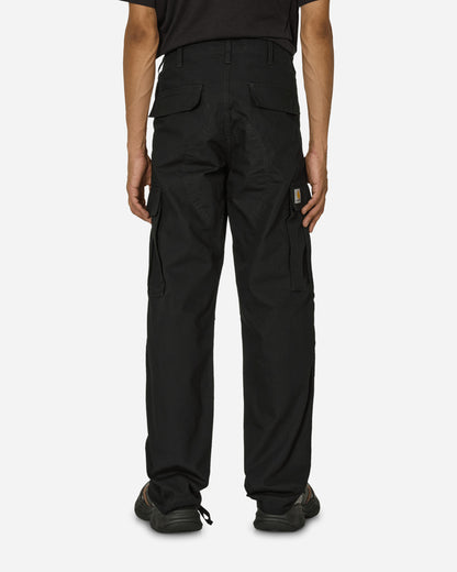 Carhartt WIP Regular Cargo Pant Black Rinsed Pants Casual I032467W 8902