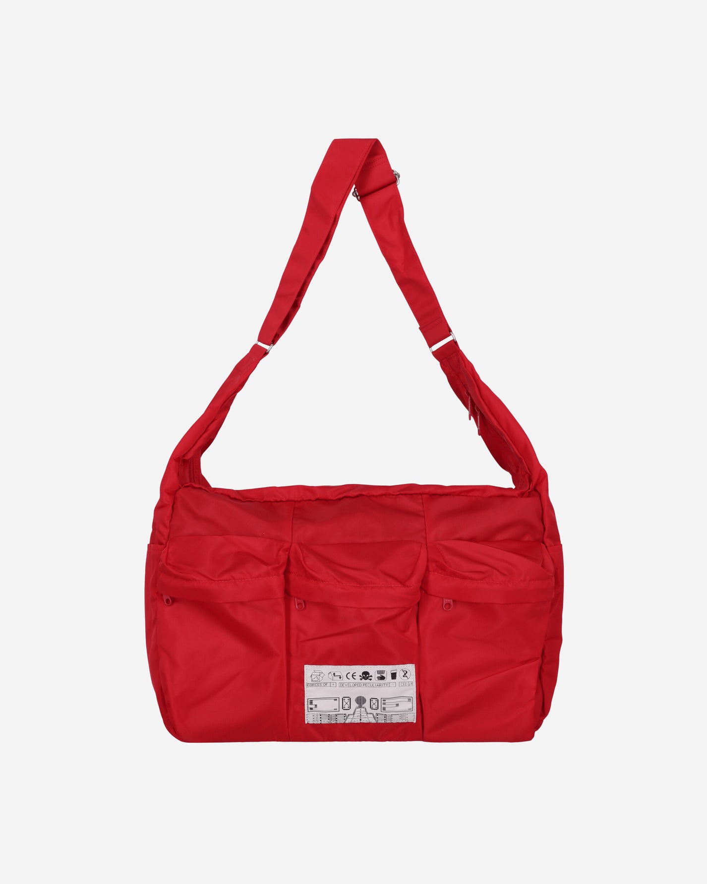 Cav Empt Developed Shoulder Bag Red Red Bags and Backpacks Shoulder Bags CES26G07 1