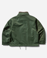 Cav Empt Boa Inner Zip Jacket Green Coats and Jackets Jackets CES26JK08 1