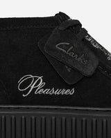 Clarks Torhill Woven X Pleasure Black Suede Classic Shoes Laced Up 26180267 1