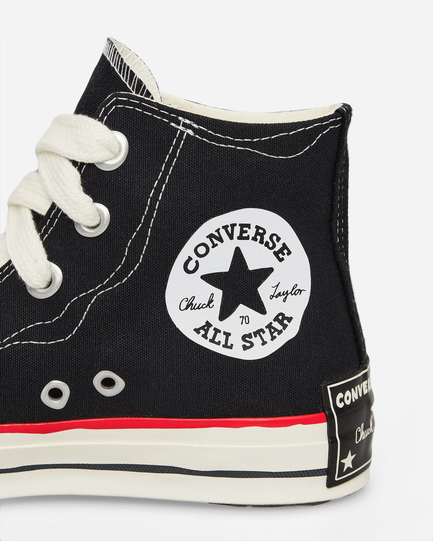 Converse Chuck 70 Black/White/Red Sneakers High A09139C