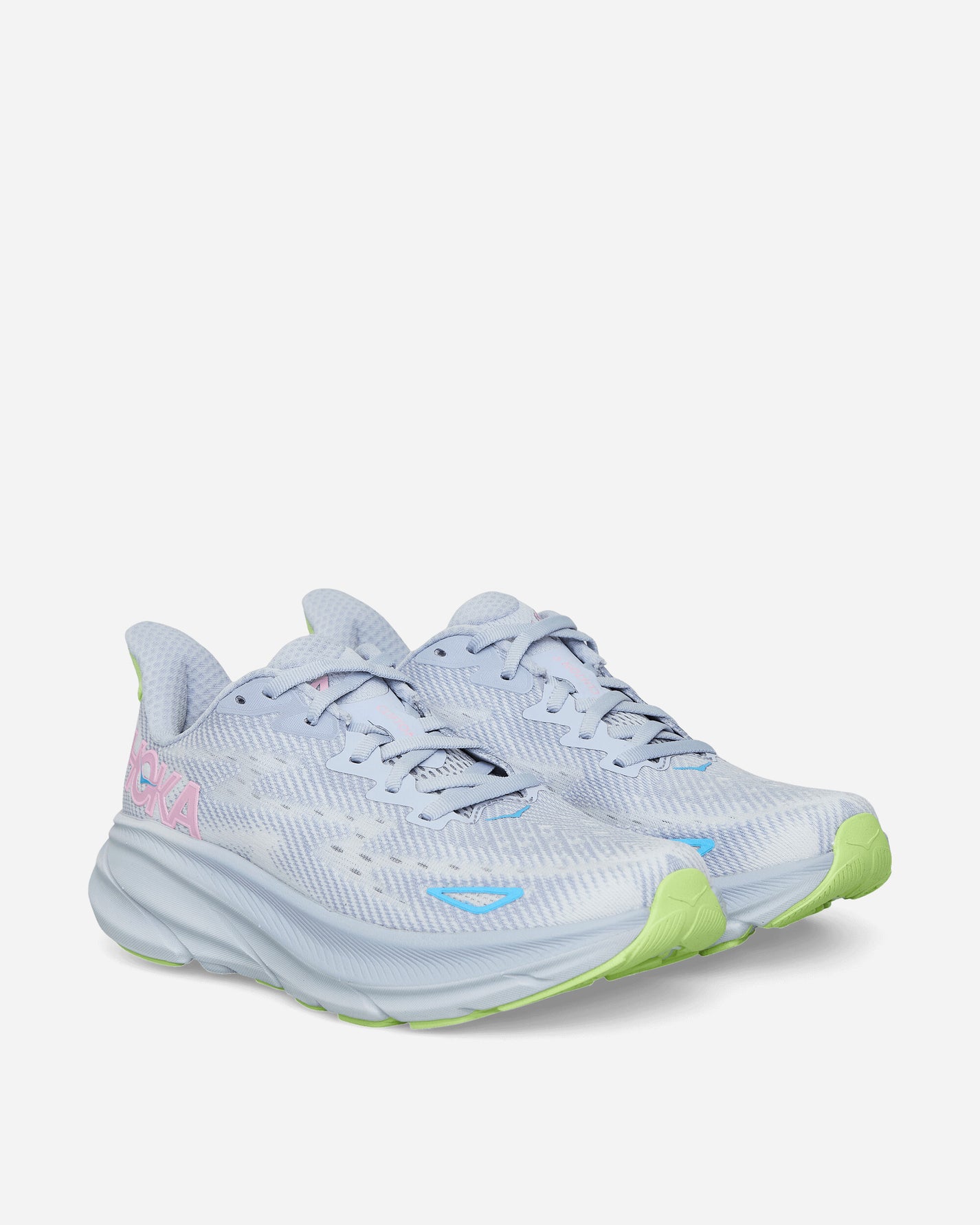 Hoka One One Wmns W Clifton 9 Gull/Sea Ice Sneakers Low 1127896-GLLS