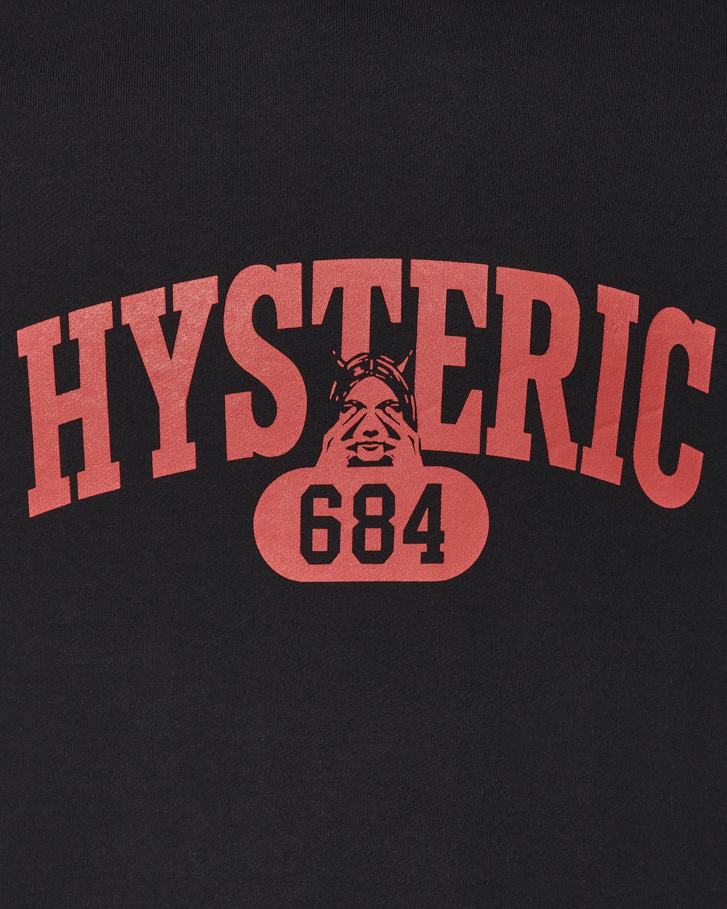 Hysteric Glamour Evil College Black Sweatshirts Hoodies 02241CS02 C1