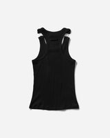 Jean Paul Gaultier Wmns Ribbed Tank Top Black T-Shirts Shortsleeve 24-25-U-DB023-J054 00