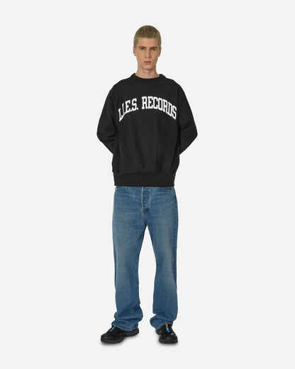 L.I.E.S. Records L.I.E.S. Varsity Crewnec Black Sweatshirts Crewneck LIESCN-002 002