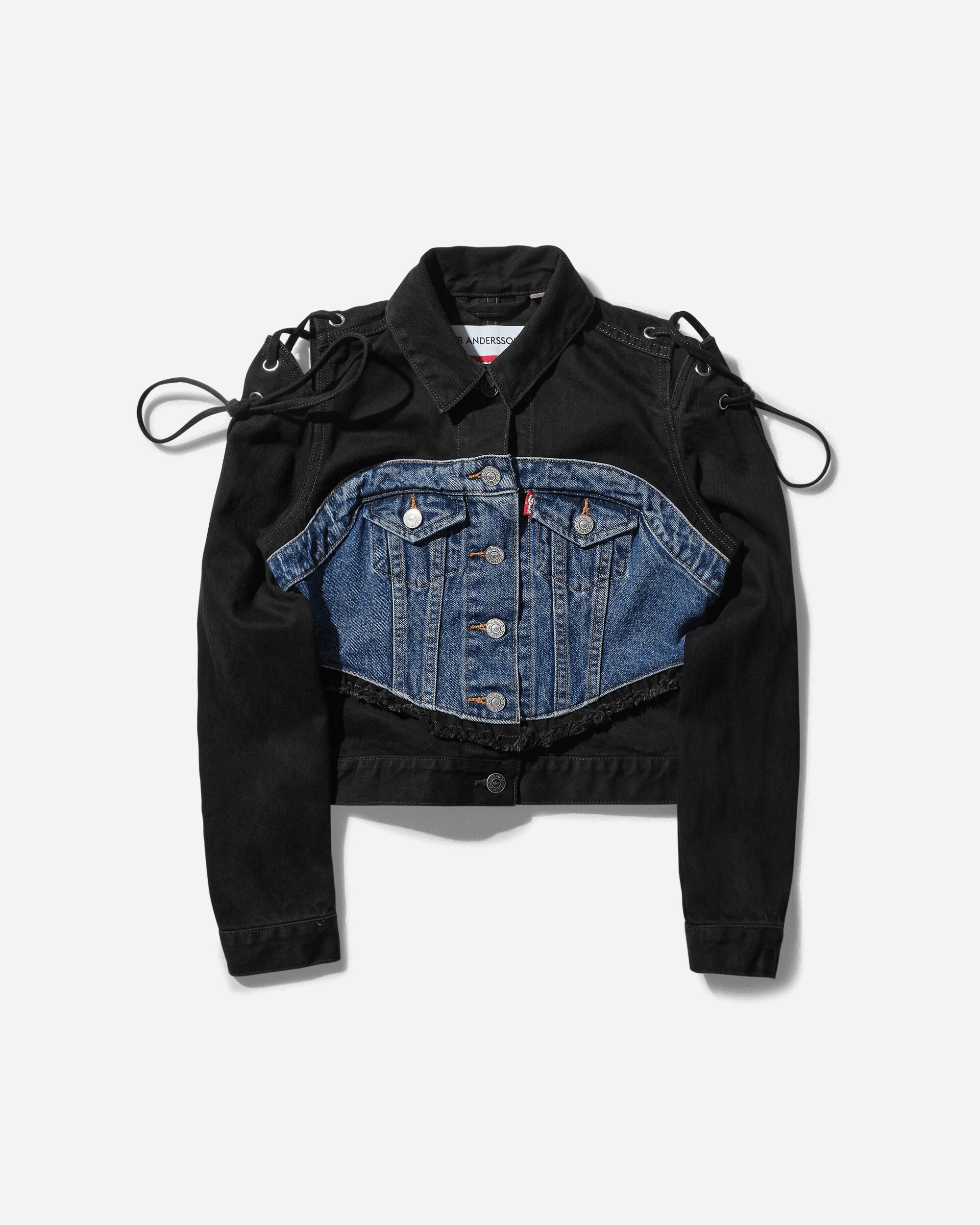 Levi's Wmns X Adsb Half Trucker Half Half Tru Coats and Jackets Denim Jackets 00E5-0000 30