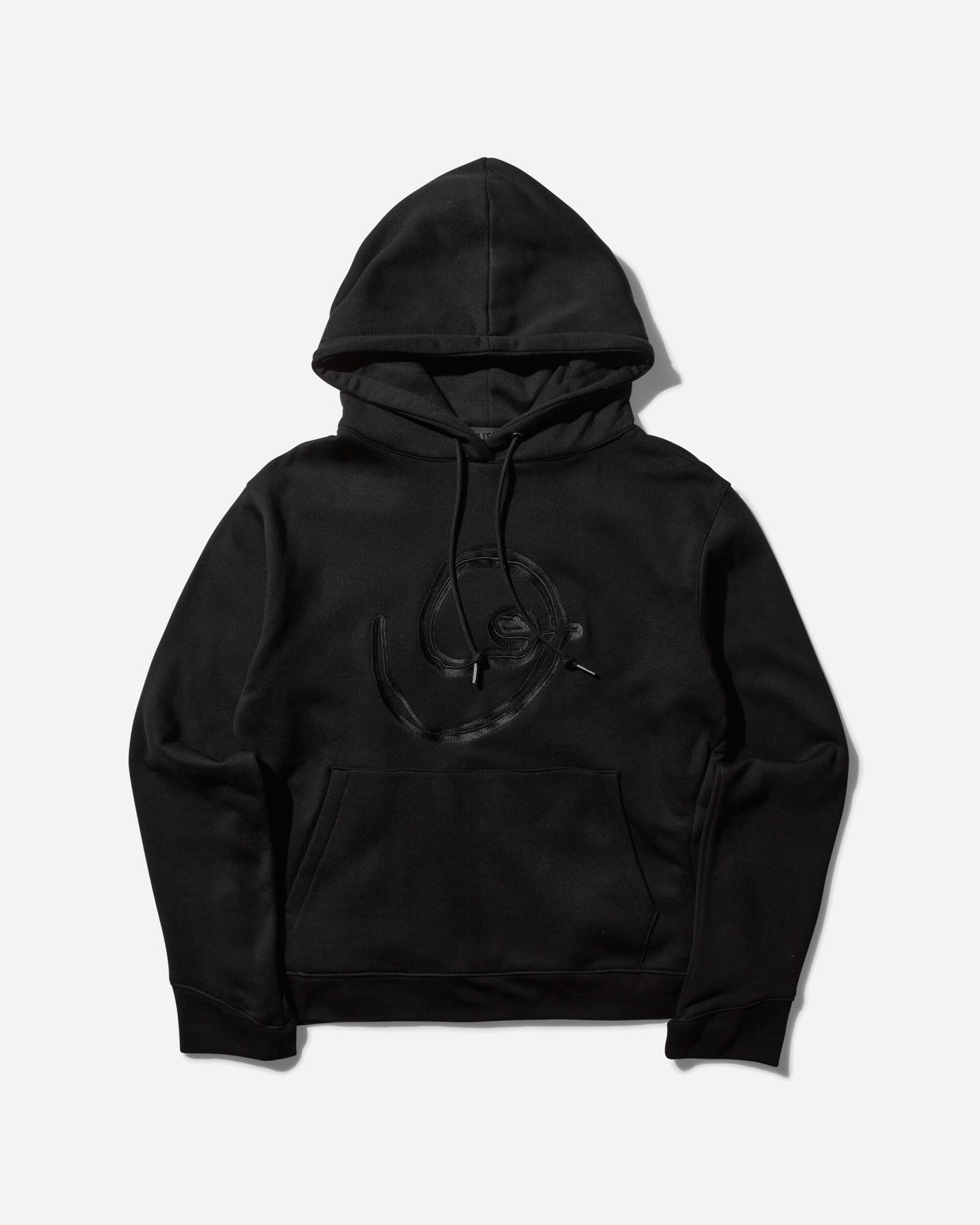 Lueder Embroidered Spiral Hoodie Black Sweatshirts Hoodies LUEMBROIDEREDSHC BLACK