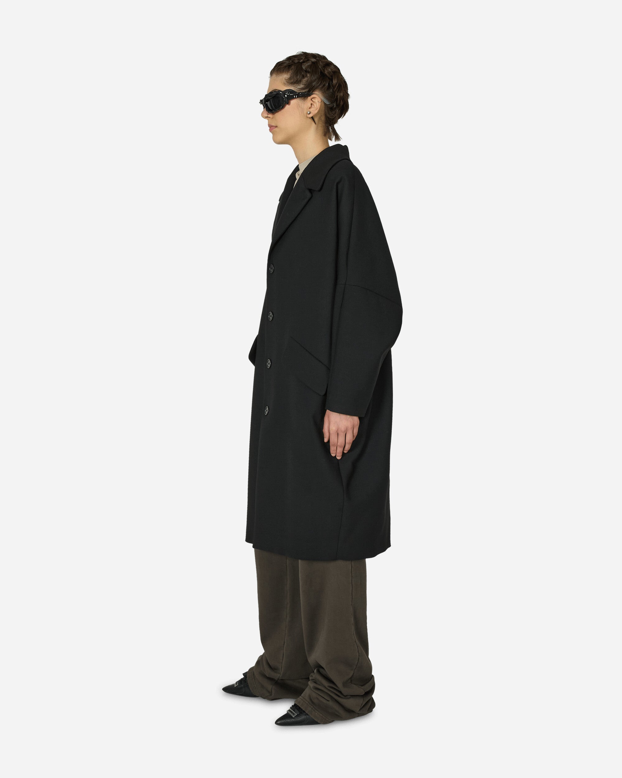 MM6 Maison Margiela Wmns Coat Black Coats and Jackets Coats S52AA0178 900