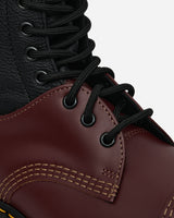 MM6 Maison Margiela 1460 - Twisted And Reimagined - Steel Toe Black / Oxblood Boots Mid Boot S66WU0125P8029 H6077