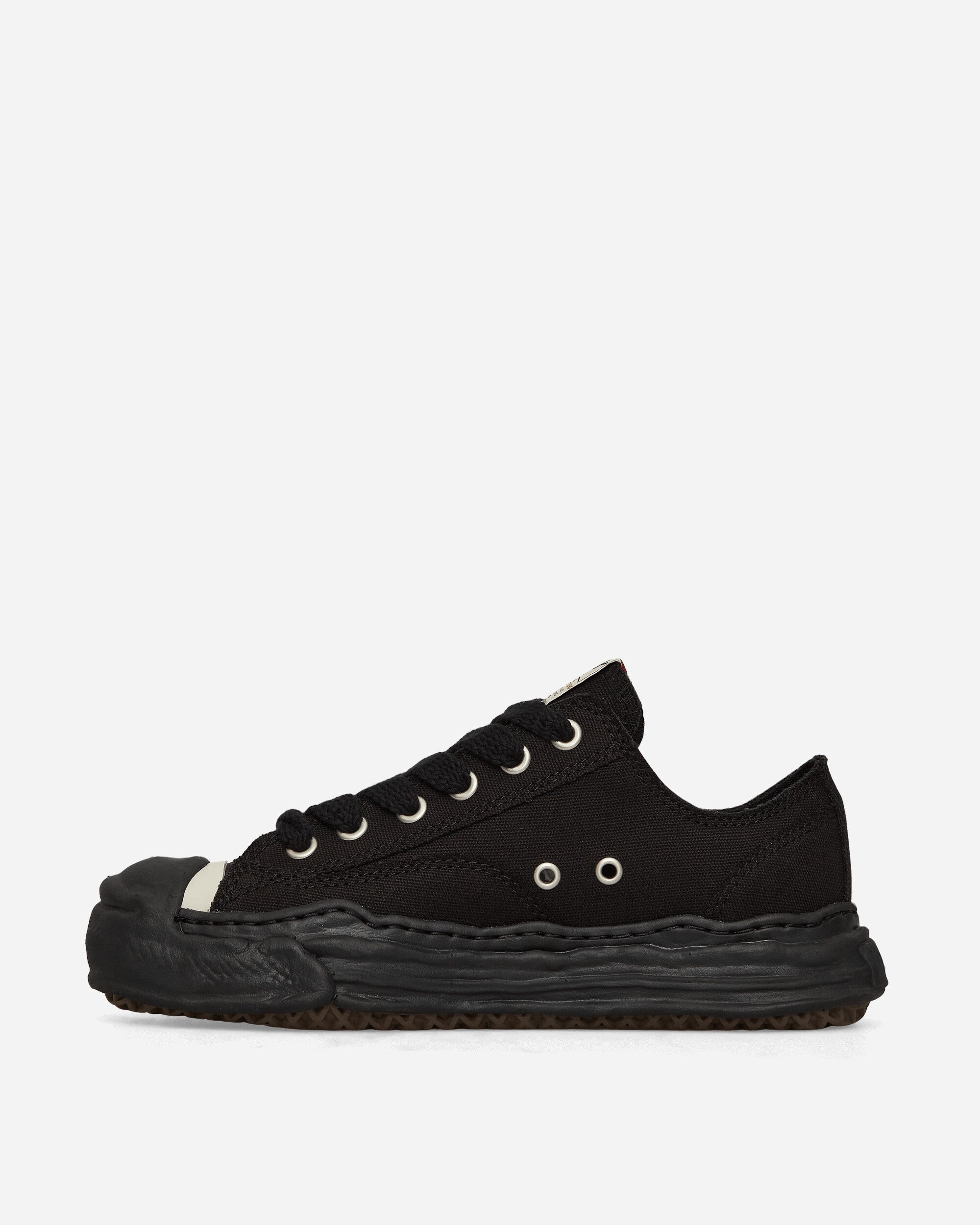 Maison MIHARA YASUHIRO Hank / Original Sole Canvas Low-Top Blk/Blk Sneakers Low A05FW702 BLKBLK