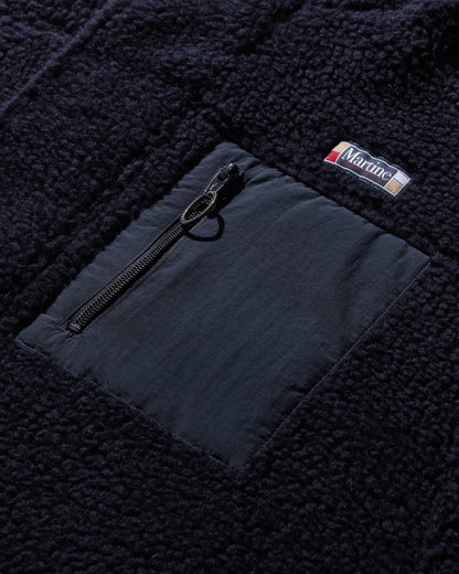 Martine Rose Oversized Fleece Blue Navy Sweatshirts Fleece 706JT04504