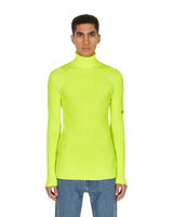 Martine Rose Ribbed Capo Fluo Yellow Knitwears Turtleneck M926KW MR023