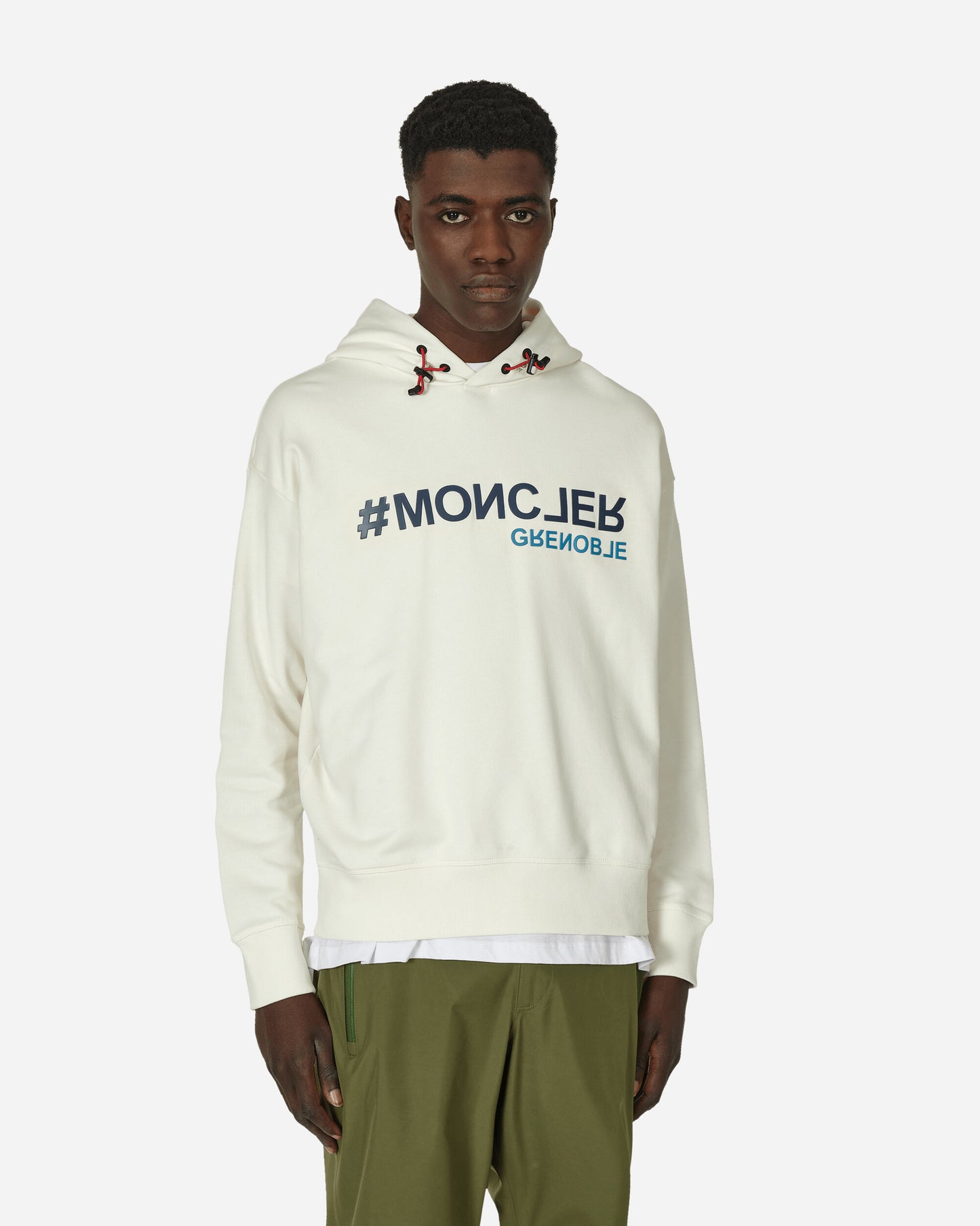 Moncler Grenoble Hoodie Sweater Day-Namic White Sweatshirts Hoodies 8G000108098U 041