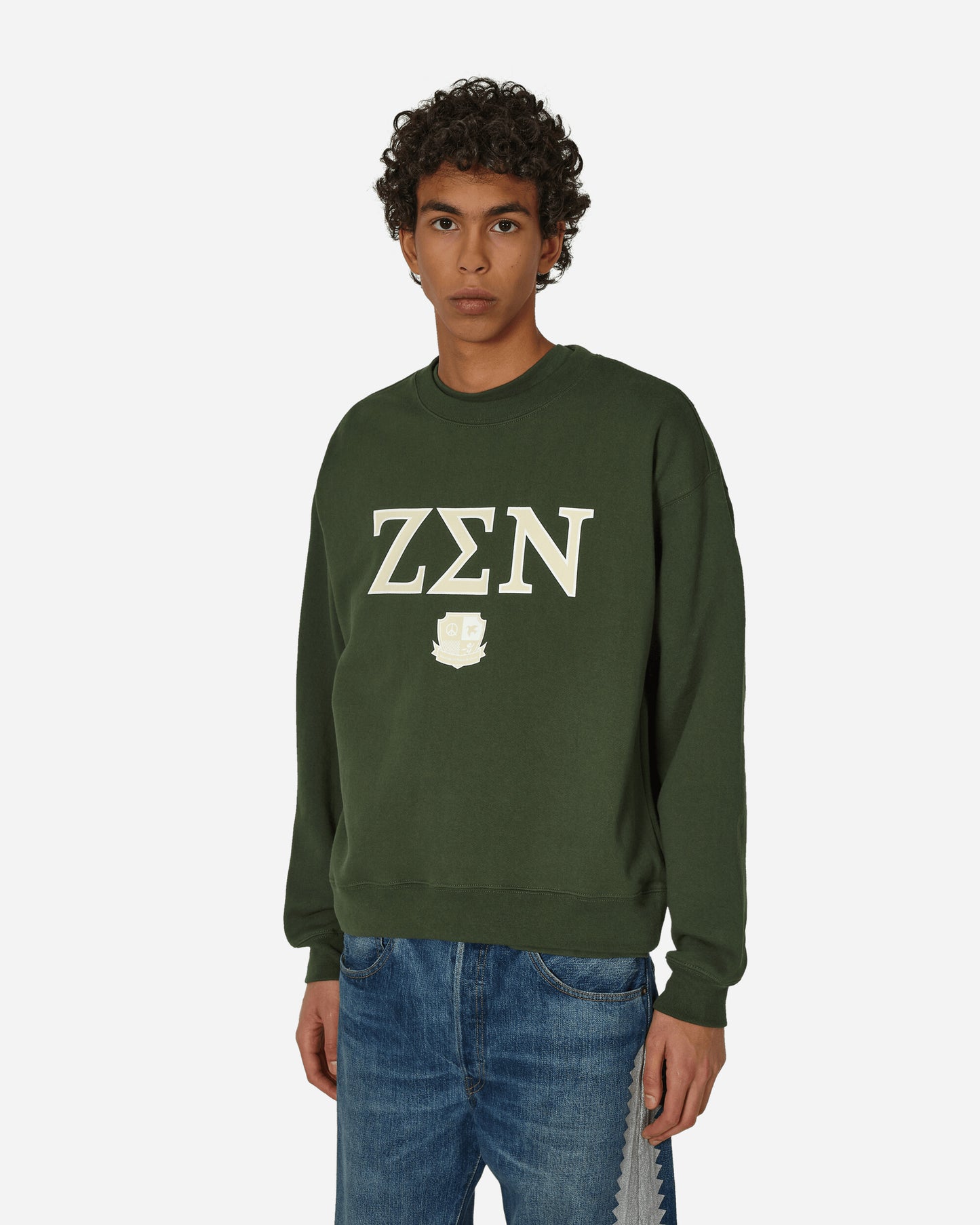 Museum of Peace & Quiet Zen Crewneck Forest Sweatshirts Crewneck MOPQ-FW23-12 1