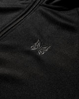 Needles Track Jacket - Poly Smooth Black Sweatshirts Track Tops PU271 C1