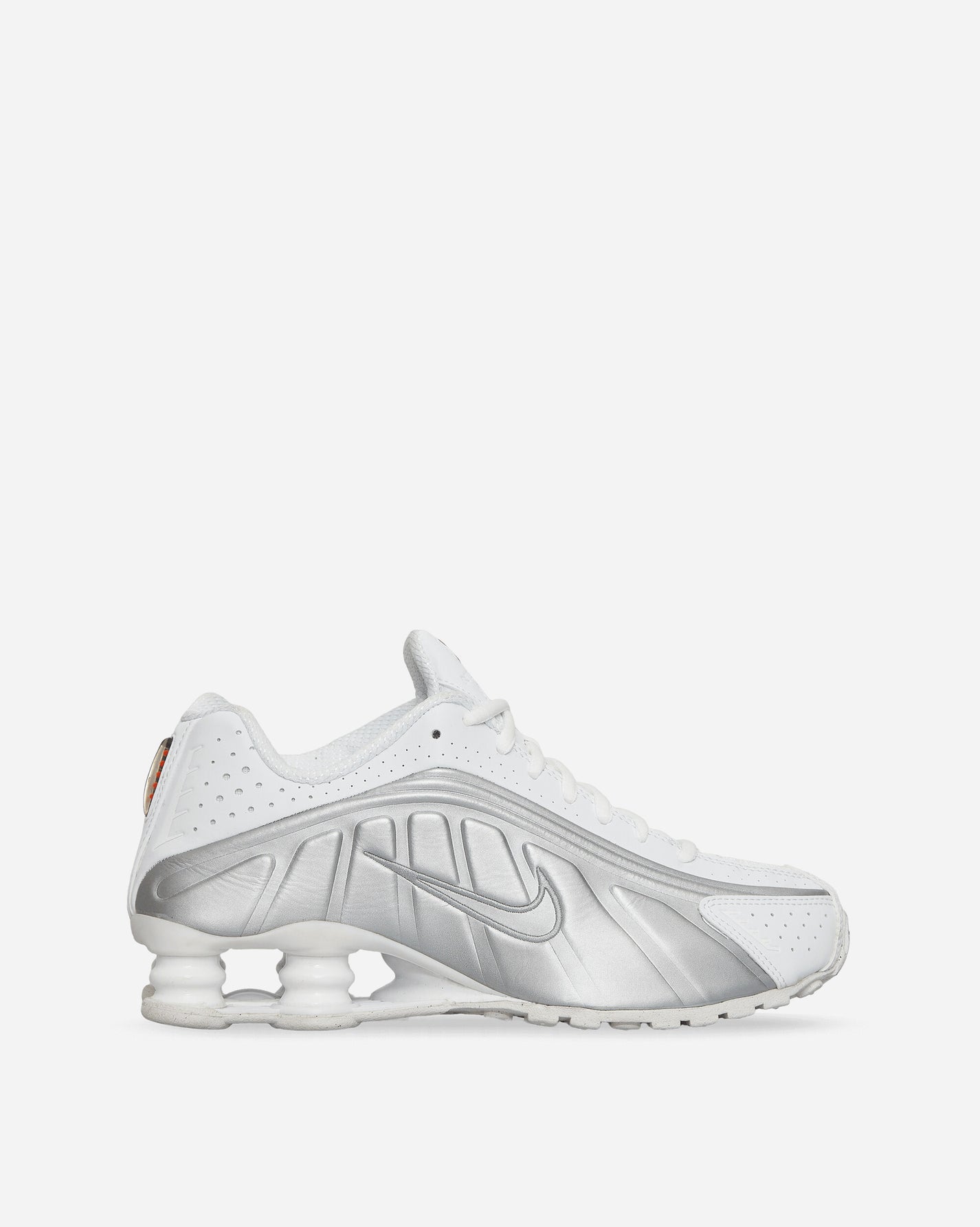 Nike Wmns Nike Shox R4 White/Metallic Silver Sneakers Low AR3565-101