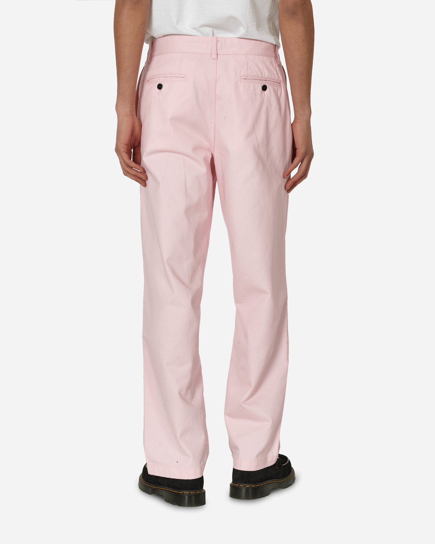 Noah Twill Double-Pleat Pants Pink Pants Trousers P095SS24 PNK