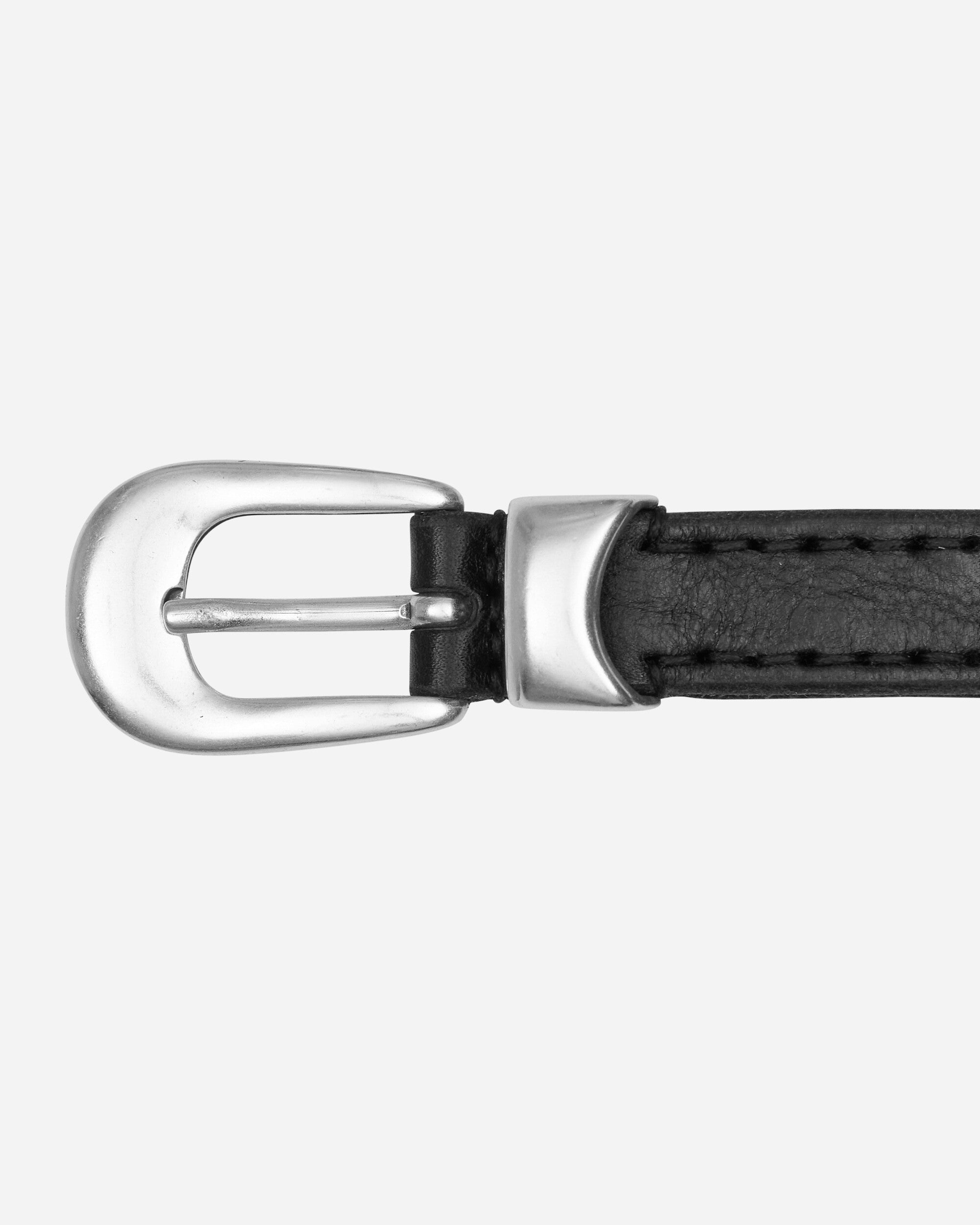 Our Legacy 2Cm Belt Black Belts Belt A2208BBLA BL