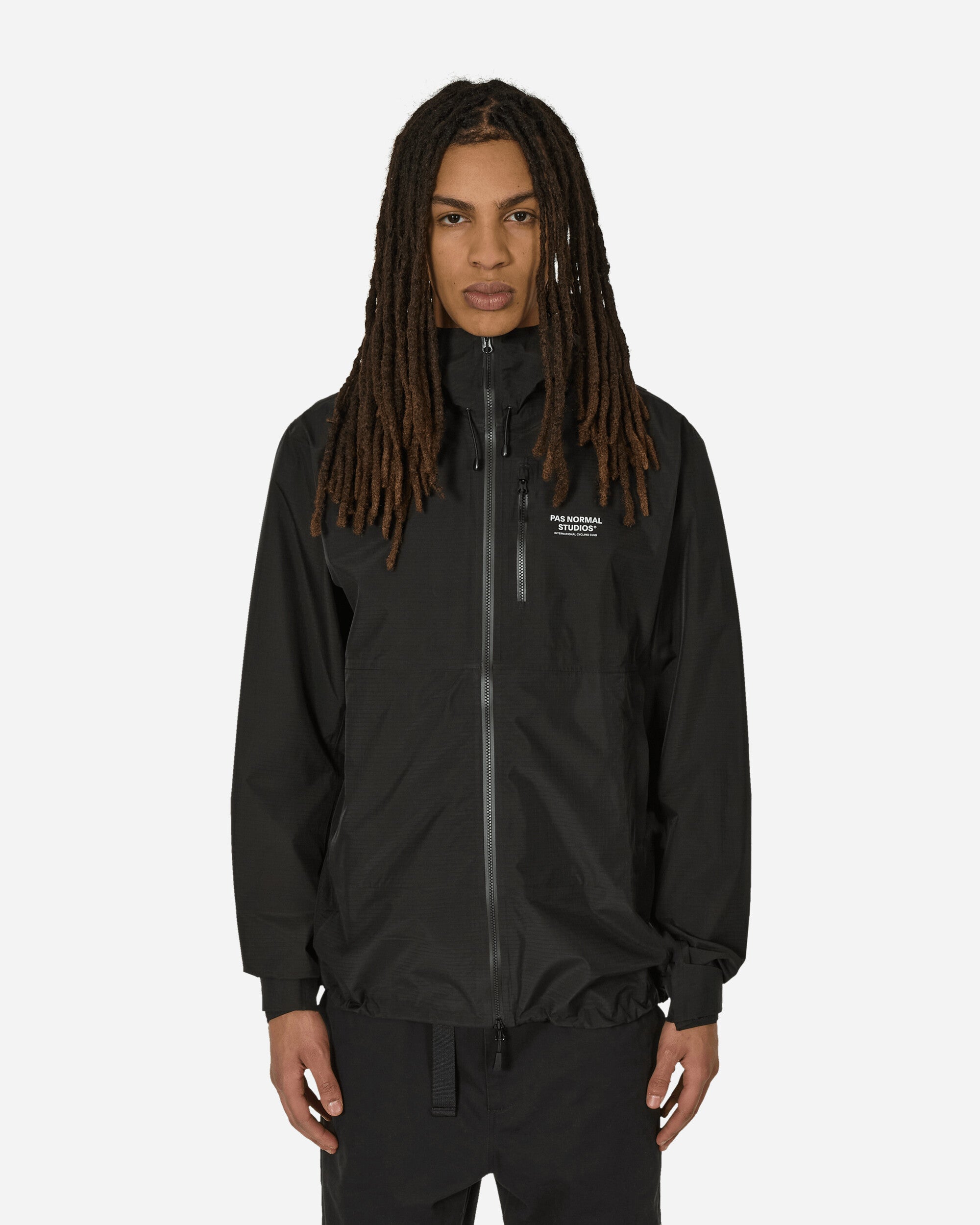Pas Normal Studios Off-Race Shell Jacket L50 Black Coats and Jackets Windbreakers ME33AKG 999