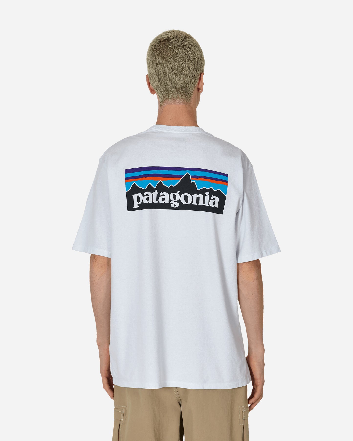Patagonia M'S P-6 Logo Responsibili-Tee White T-Shirts Shortsleeve 38504 WHI