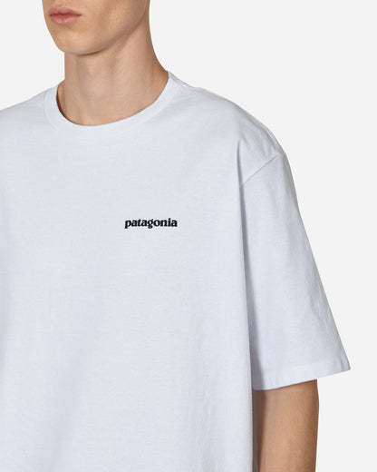 Patagonia M'S P-6 Logo Responsibili-Tee White T-Shirts Shortsleeve 38504 WHI
