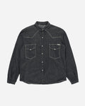 Pezze Vintage Denim Black Shirt Blue Shirts Longsleeve Shirt 27242 1