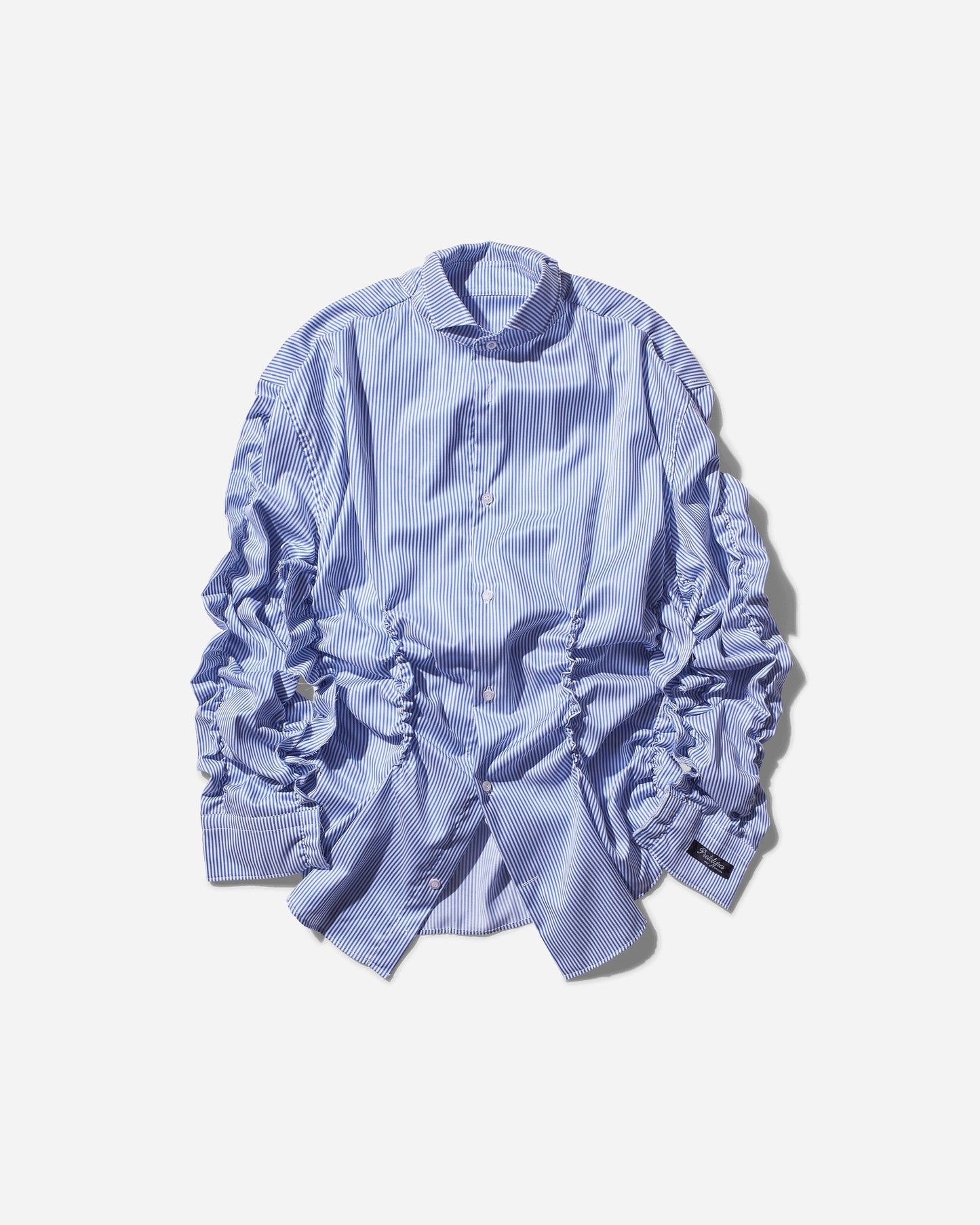 Prototypes Wmns Outline Shirt White-Blue Shirts Blouses PT06SH03US WHITEBLUE