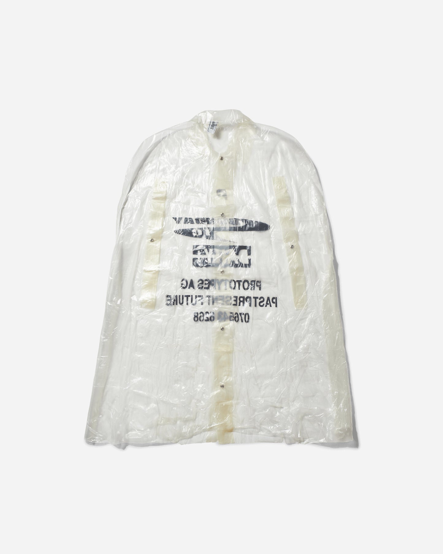 Prototypes Wmns Printed Poncho Transparent Coats and Jackets Ponchos PT06OW02US TRANSPARENT