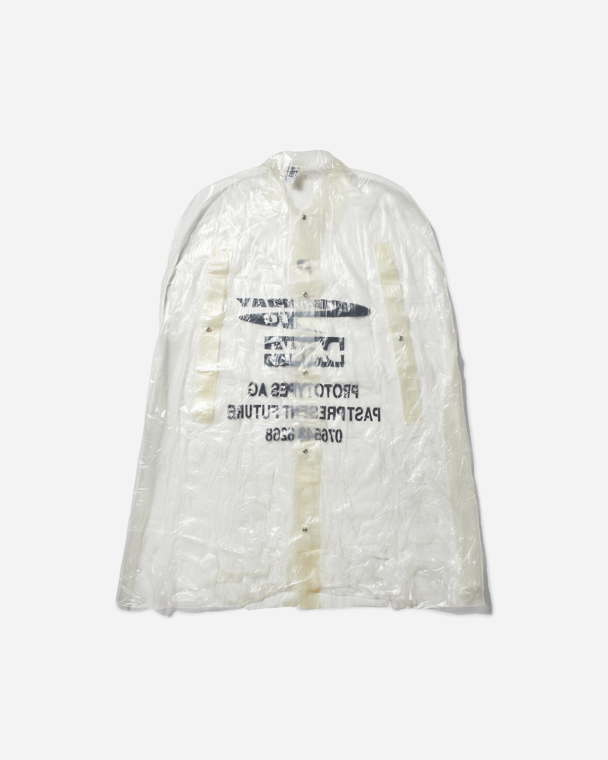 Prototypes Wmns Printed Poncho Transparent Coats and Jackets Ponchos PT06OW02US TRANSPARENT