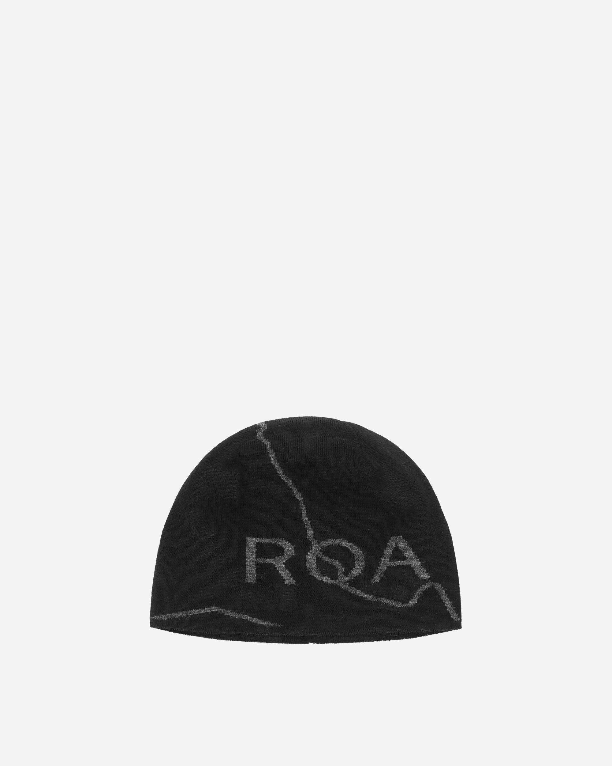 ROA Beanie Logo Black Hats Beanies RBUW202YA02 BLK0001