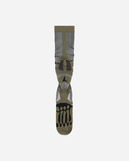 ROA Bones Long Socks Military Green Underwear Socks RBMW081FA58 GRN0004