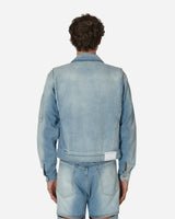 Random Identities Zipped Denim Jacket Blue Coats and Jackets Denim Jackets RAN03J001  001