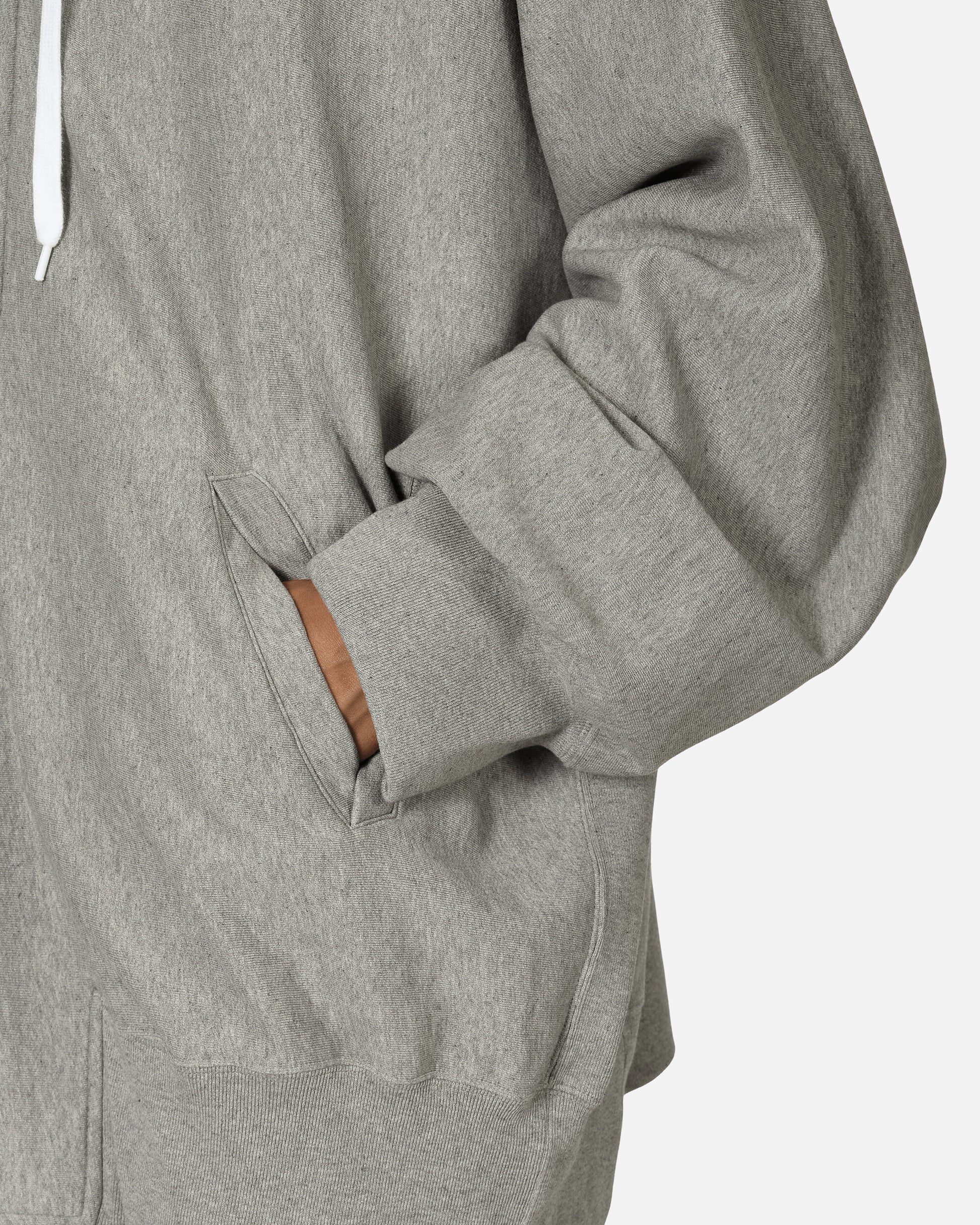 Reebok Zipped Hoodie X Hed Mayner Grey Melange Sweatshirts Hoodies RMBD007C99FAB0010800