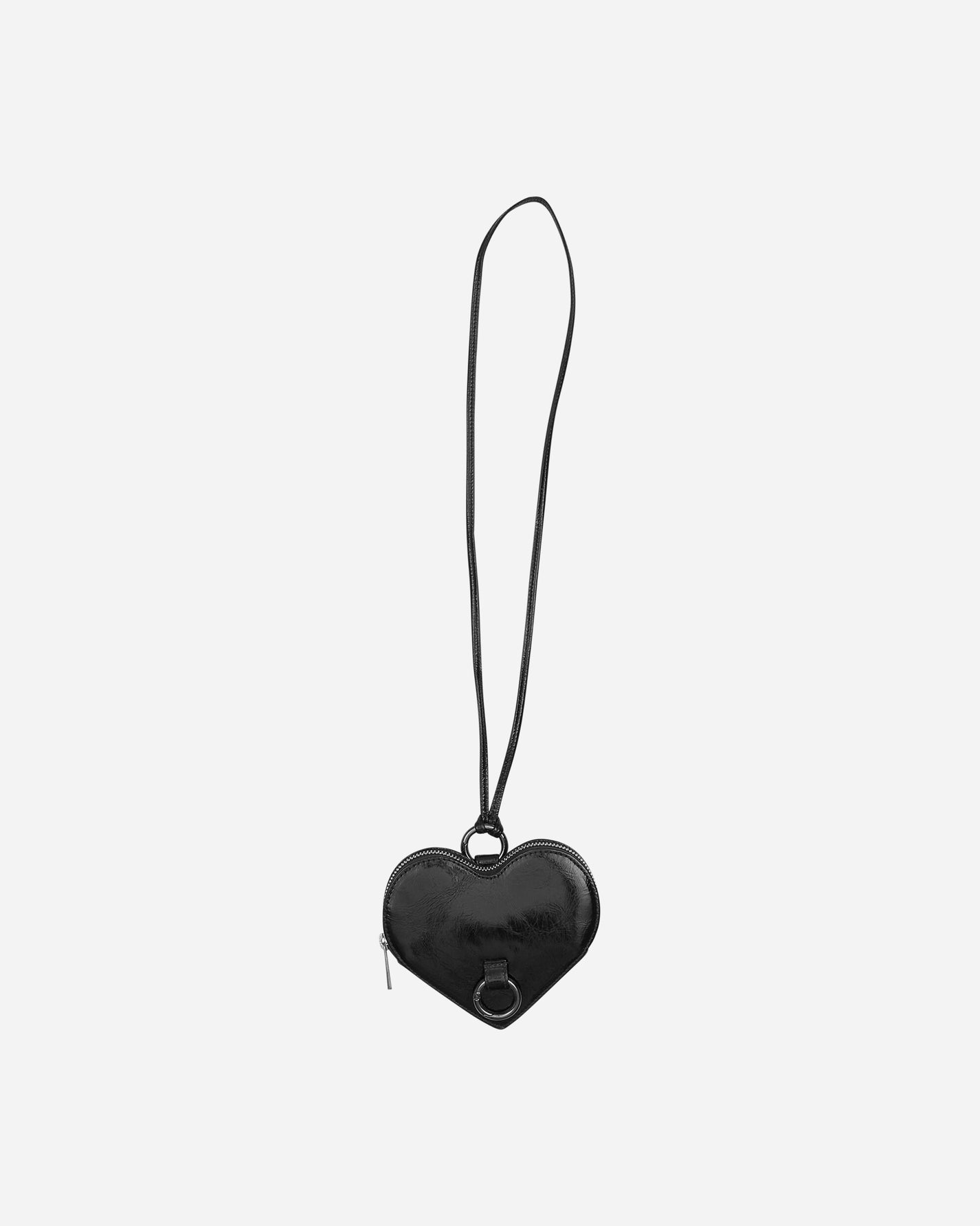 Safsafu Wmns Amor Neck Wallet Black Exclusive Black Bags and Backpacks Pouches 1-23-B9 007