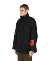 Slam Jam CCCP FEDELI ALLA LINEA - FIELD JACKET Black Washed Coats and Jackets Jackets SJAUJK01FA02 BLK001