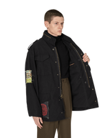 Slam Jam CCCP FEDELI ALLA LINEA - FIELD JACKET Black Washed Coats and Jackets Jackets SJAUJK01FA02 BLK001