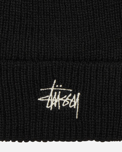 Stüssy Basic Cuff Beanie Black Hats Beanies 1321019 0001