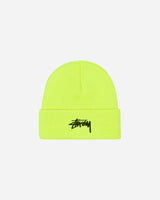 Stüssy Stock Cuff Beanie Safety Yellow Hats Beanies 1321020 SAYE