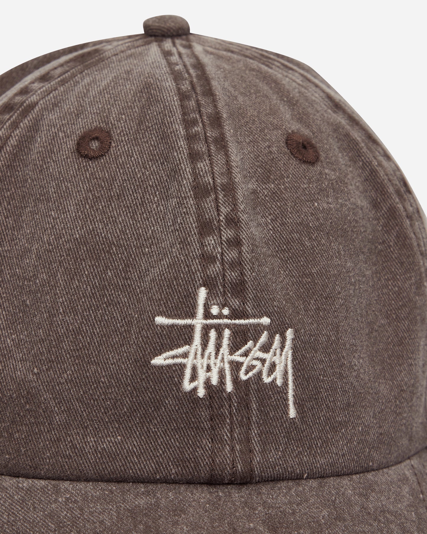 Stüssy Washed Basic Low Pro Cap Mocha Hats Caps 1311118 1075