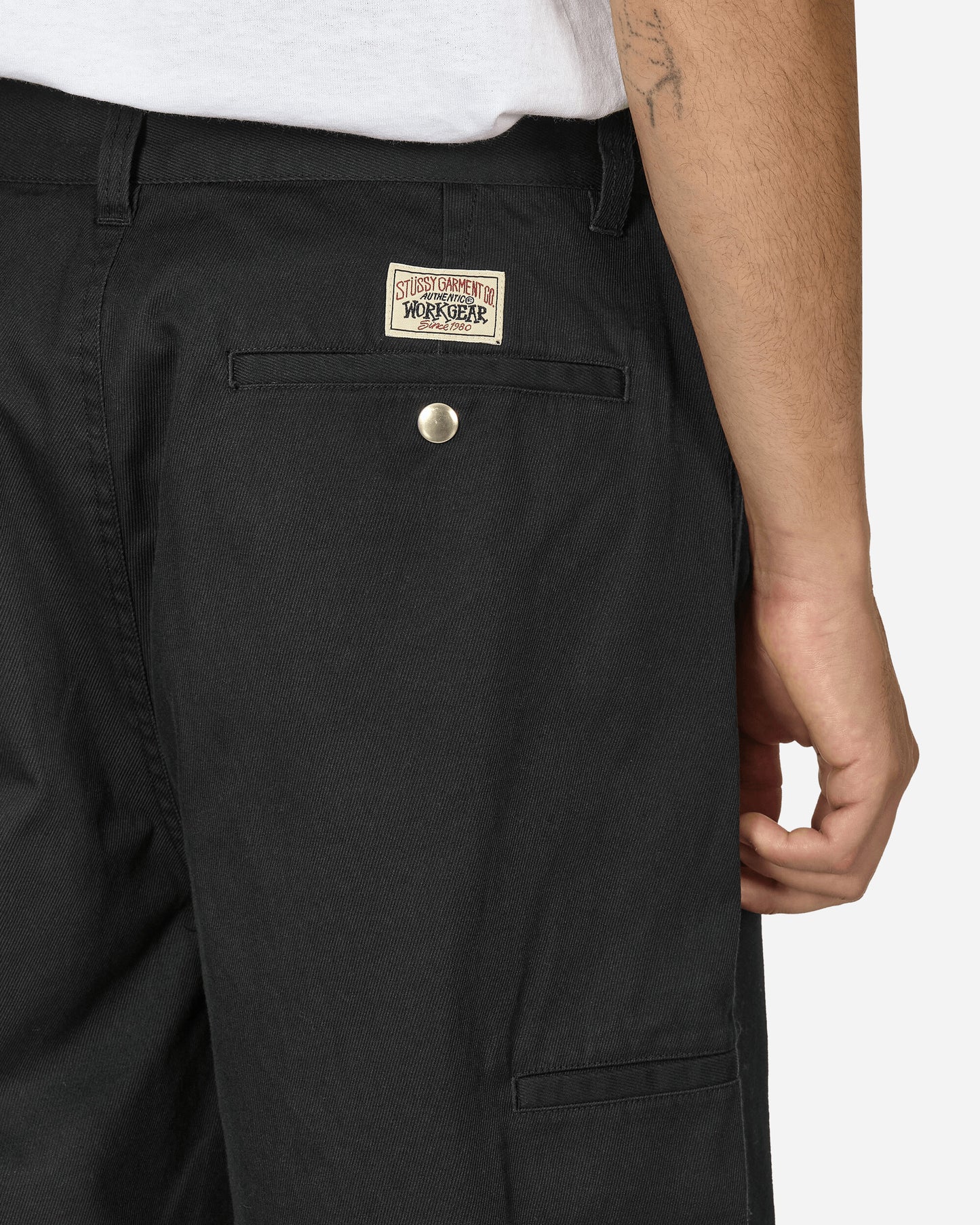 Stüssy Workgear Shorts Twill Black Shorts Short 112310 0001