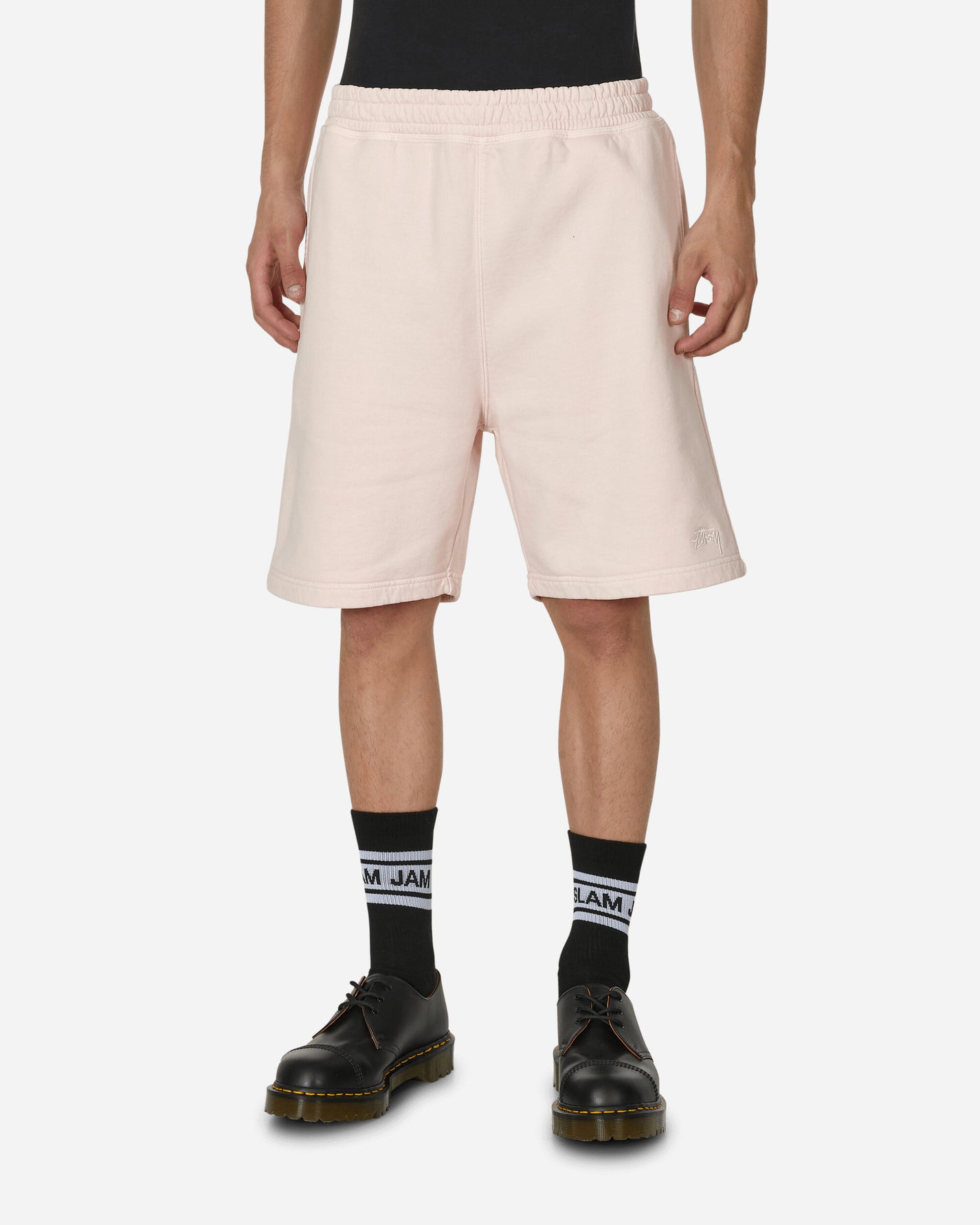 Stüssy Stock Logo Short Lt. Pink Shorts Sweatshorts 112286 LTPI