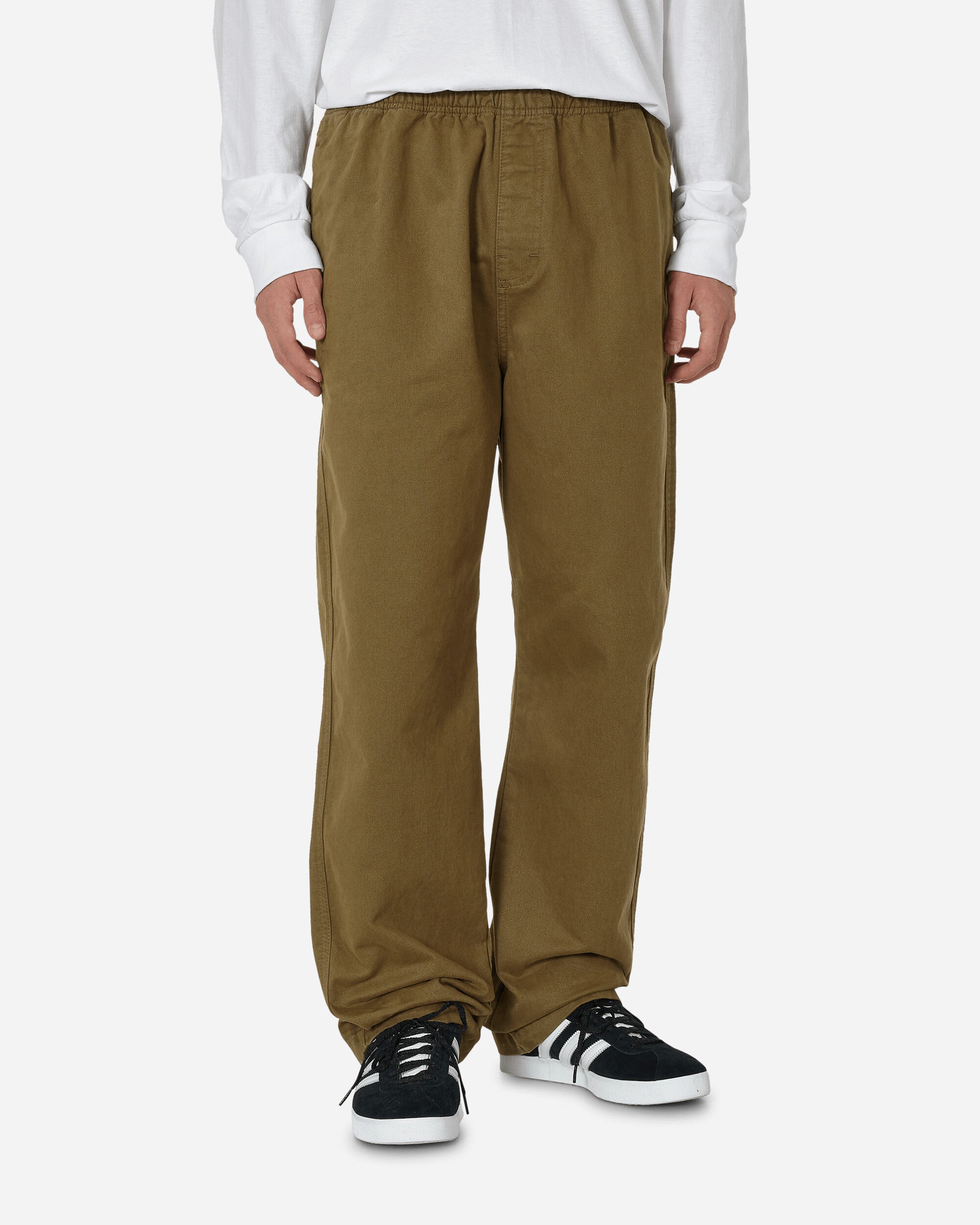 Stüssy Brushed Beach Pant Olive Pants Trousers 116553 OLIV